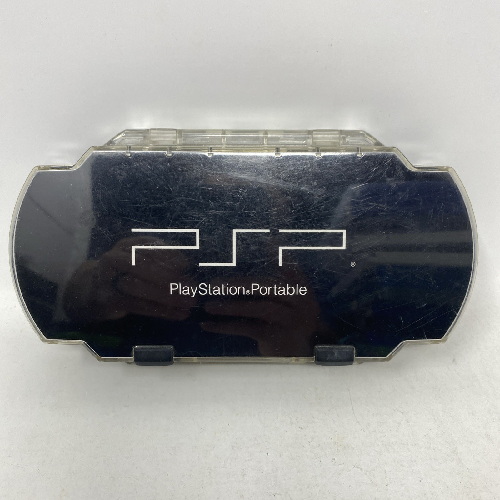 Sony PlayStation Portable PSP Hard Shell Travel Carrying Case Clear For PSP-1001