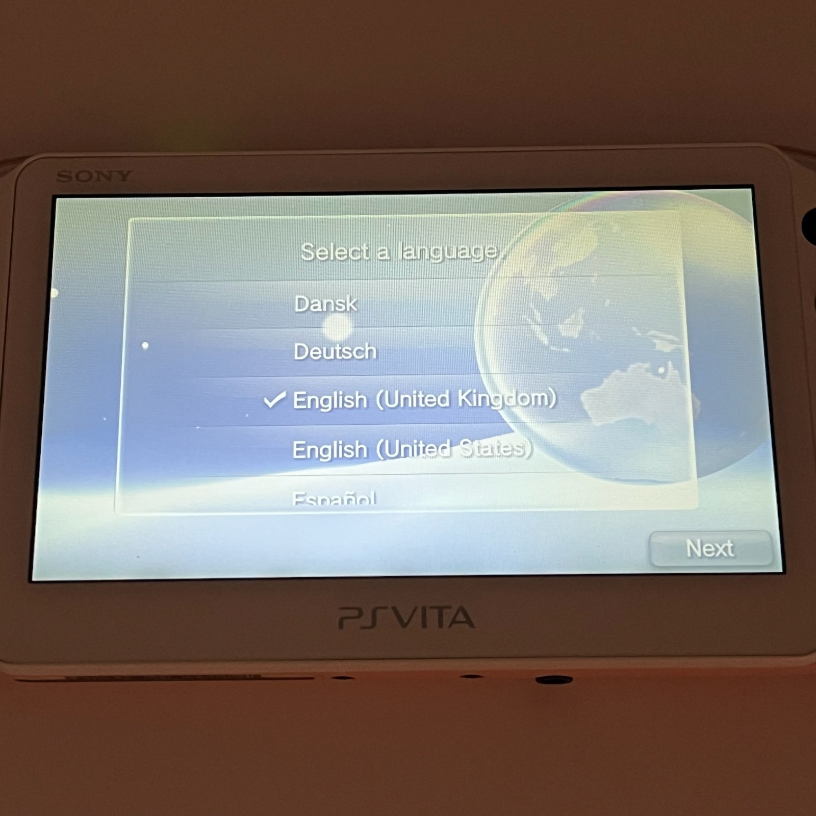 SONY PS Vita PCH-2000 Console Very Good Pink in Box Fast Shipping
