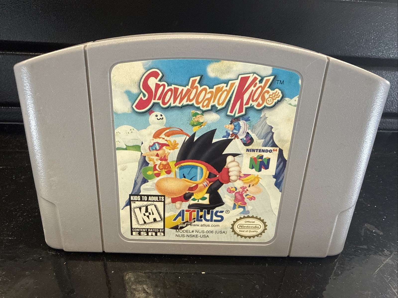 Atlus Snowboard Kids Sports Nintendo 64 Game Manual Included