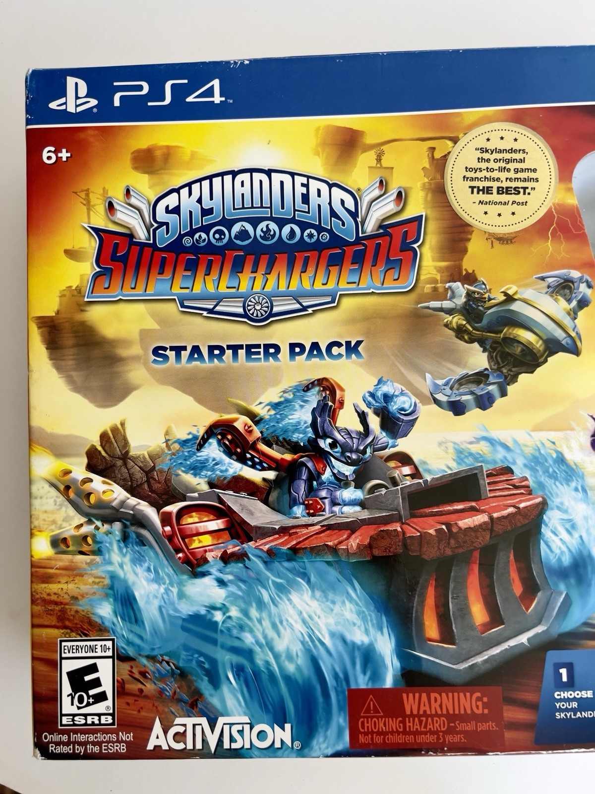 Skylanders SuperChargers Starter Pack PS4 PlayStation 4 – Open Box UNUSED MINT