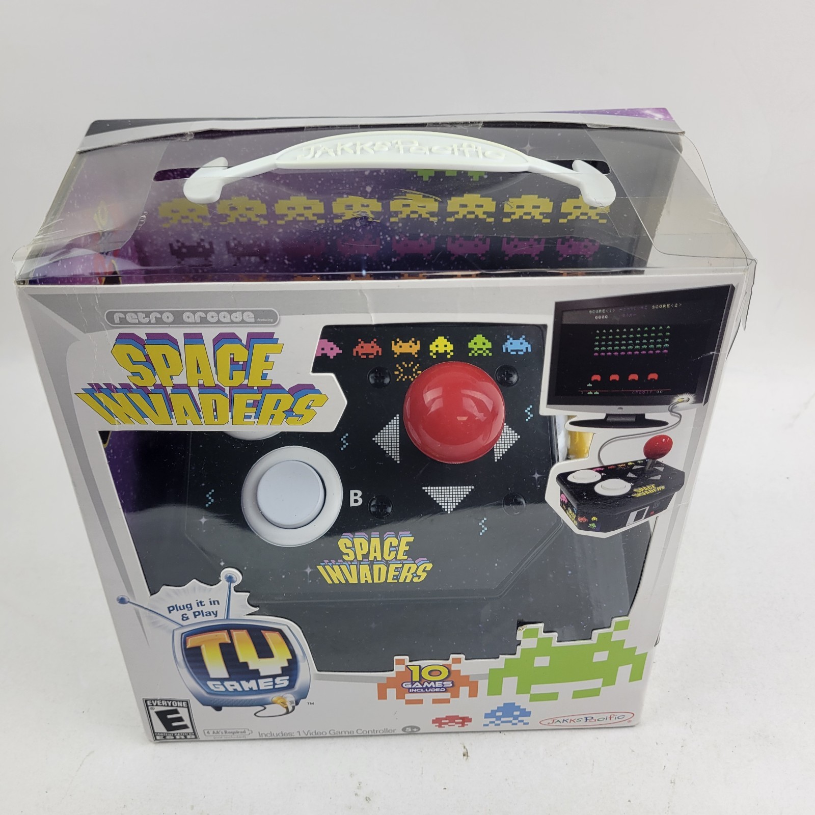 JAKKS Pacific Plug & Play TV Games – Space Invaders – 10 Games Included. New