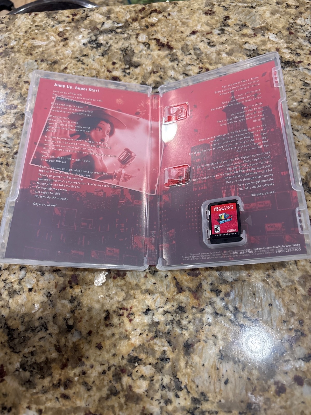Super Mario Odyssey – Nintendo Switch- brand new with cover and new disk