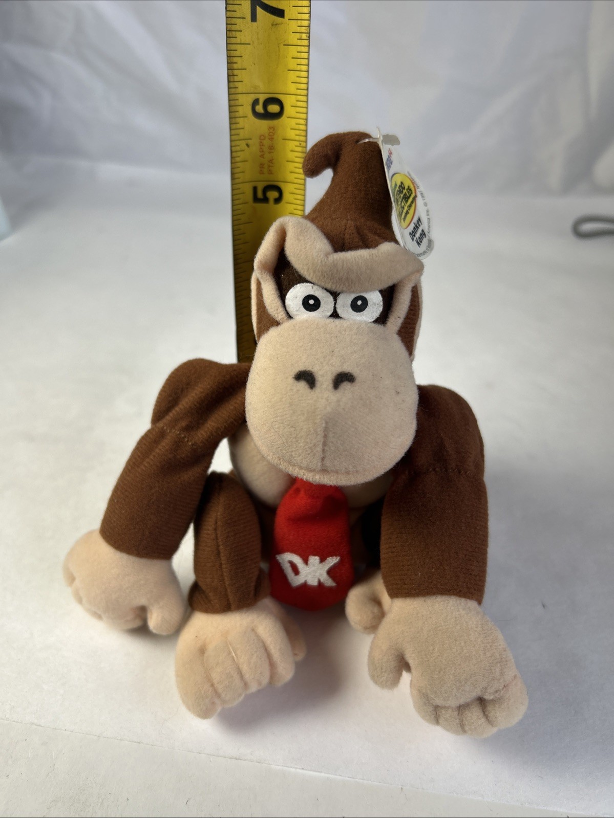 Vintage 1997 BD&A Nintendo Donkey Kong Nintendo 64 Beanie Bean Bag Plush