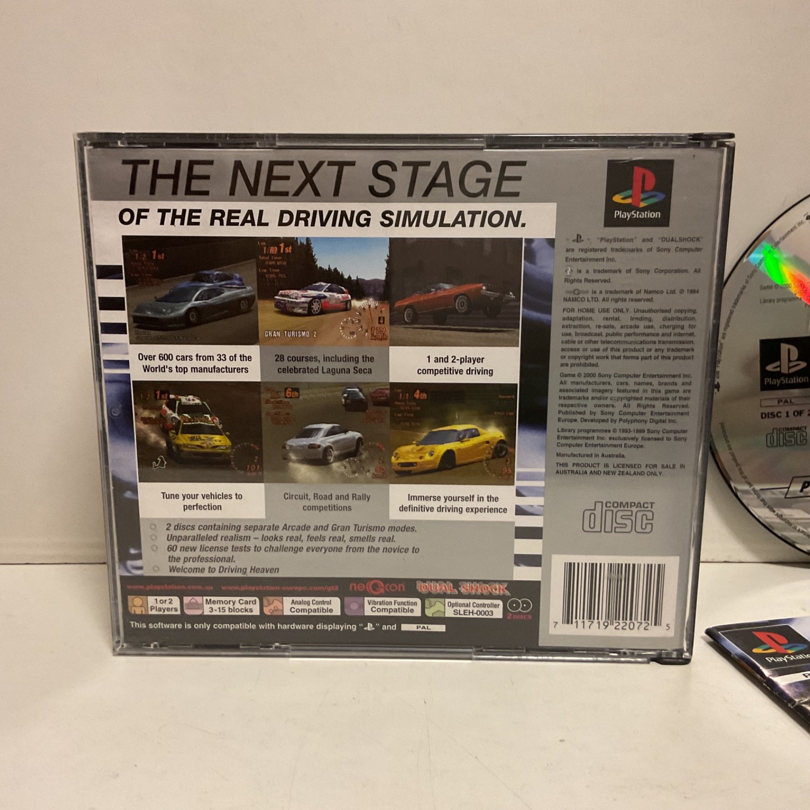 Gran Turismo 2 PS1 PlayStation 1 PAL – VGC – Free Post