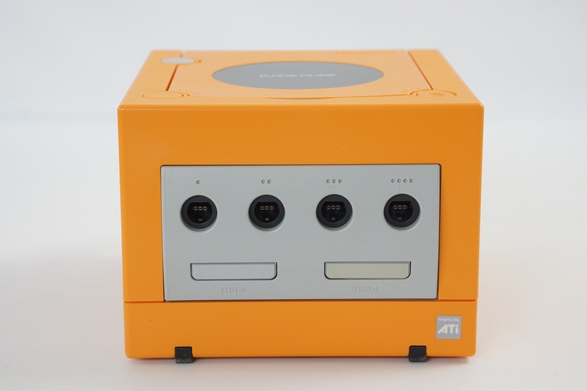 Gamecube Orange Console Boxed DOL-101JP For Japan Game Tested System DJH0069536