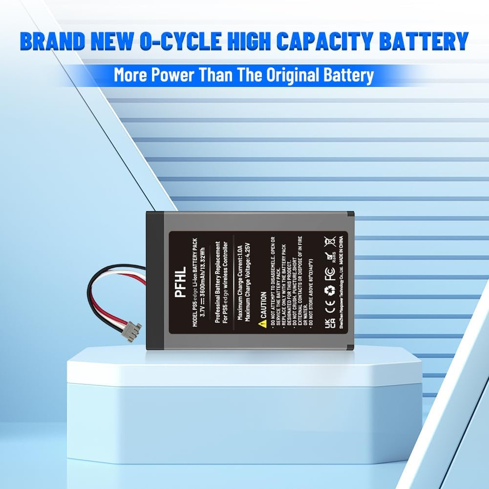 Battery for Sony PlayStation Dualsense Edge Controller 3600mAh High Capacity