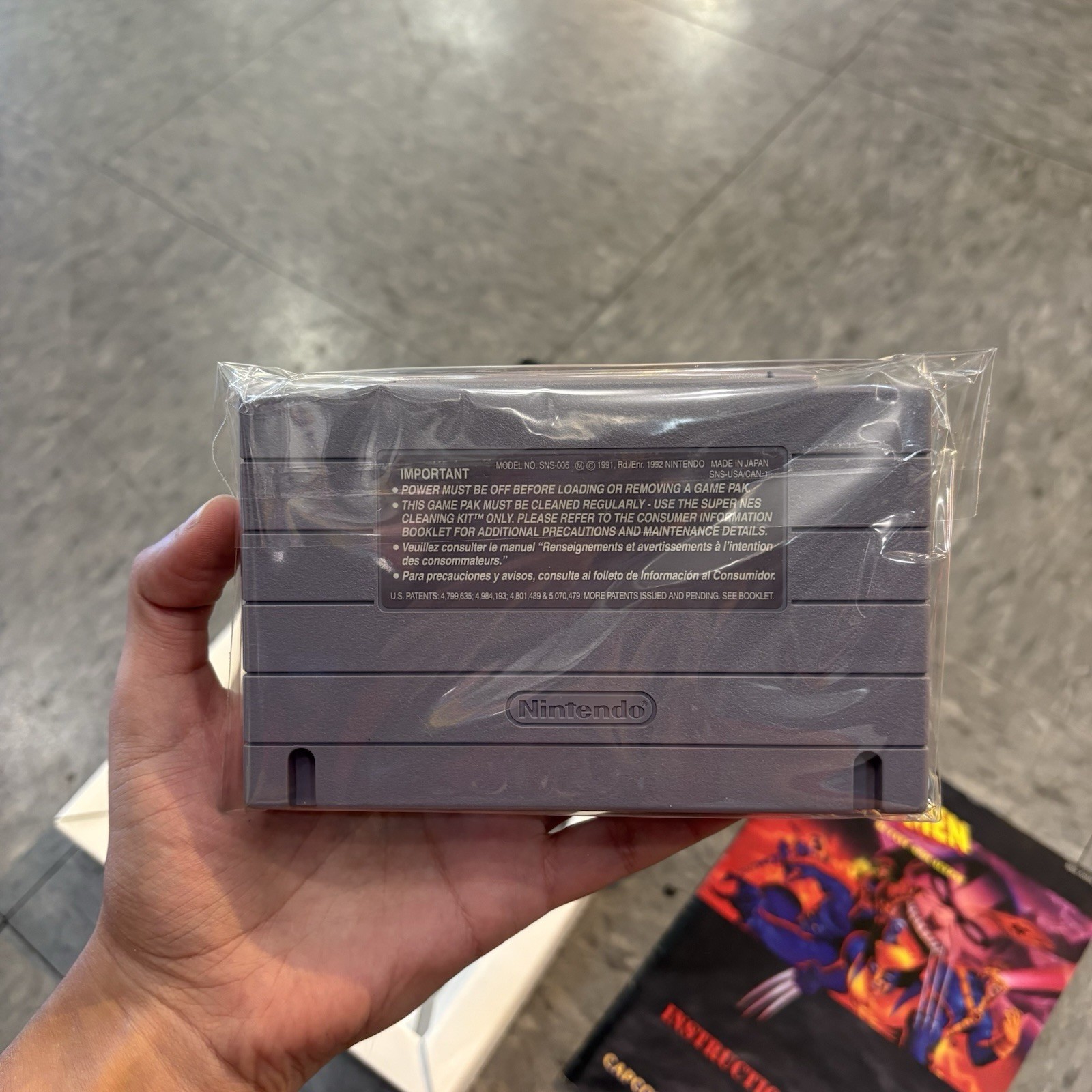 X-Men: Mutant Apocalypse Super Nintendo SNES in Box with Manual CIB