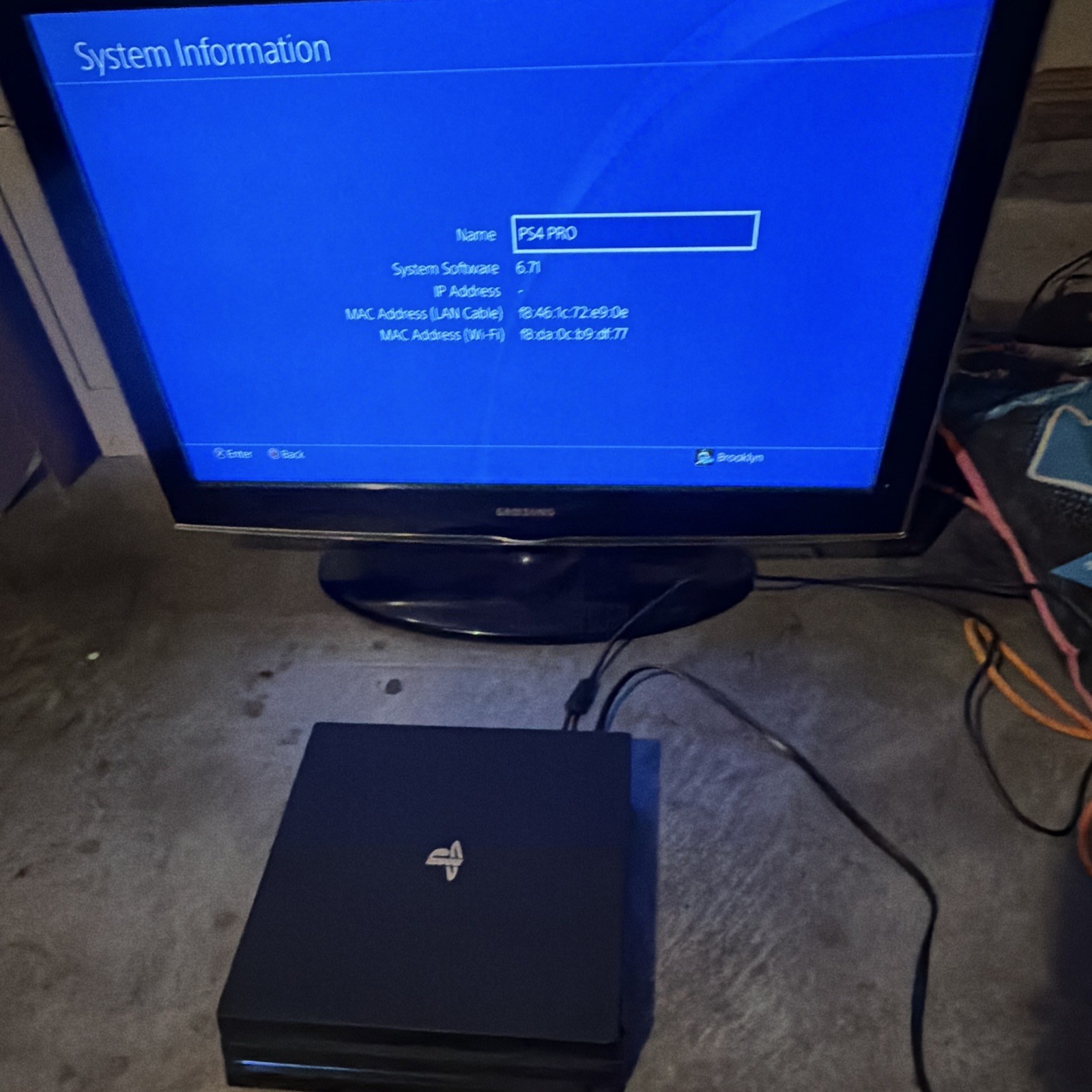 Low Firmware 6.71 PlayStation 4 Pro 1TB JailBreakable Console only
