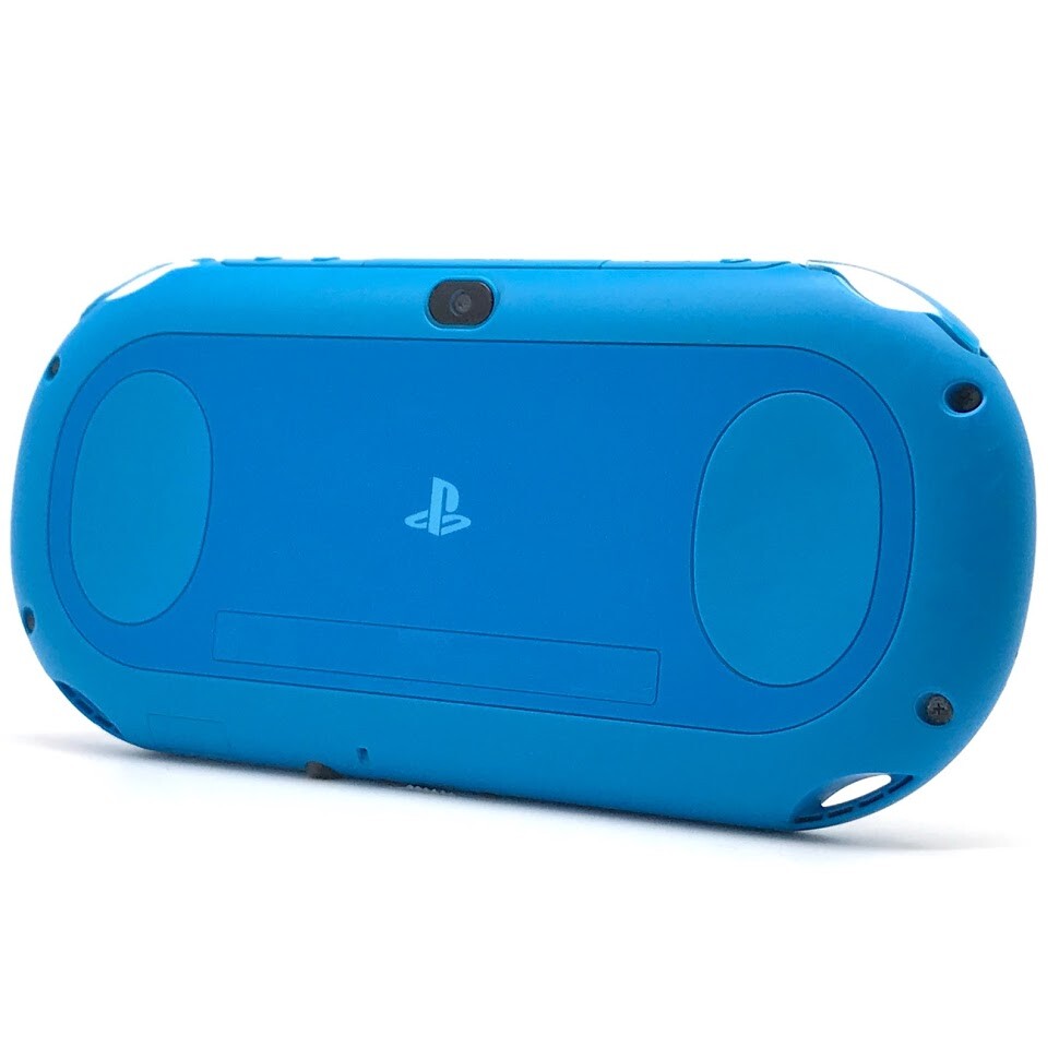 SONY PS Vita PCH-2000 Slim Aqua Blue Wi-Fi LCD w/ Charger “Excellent+”