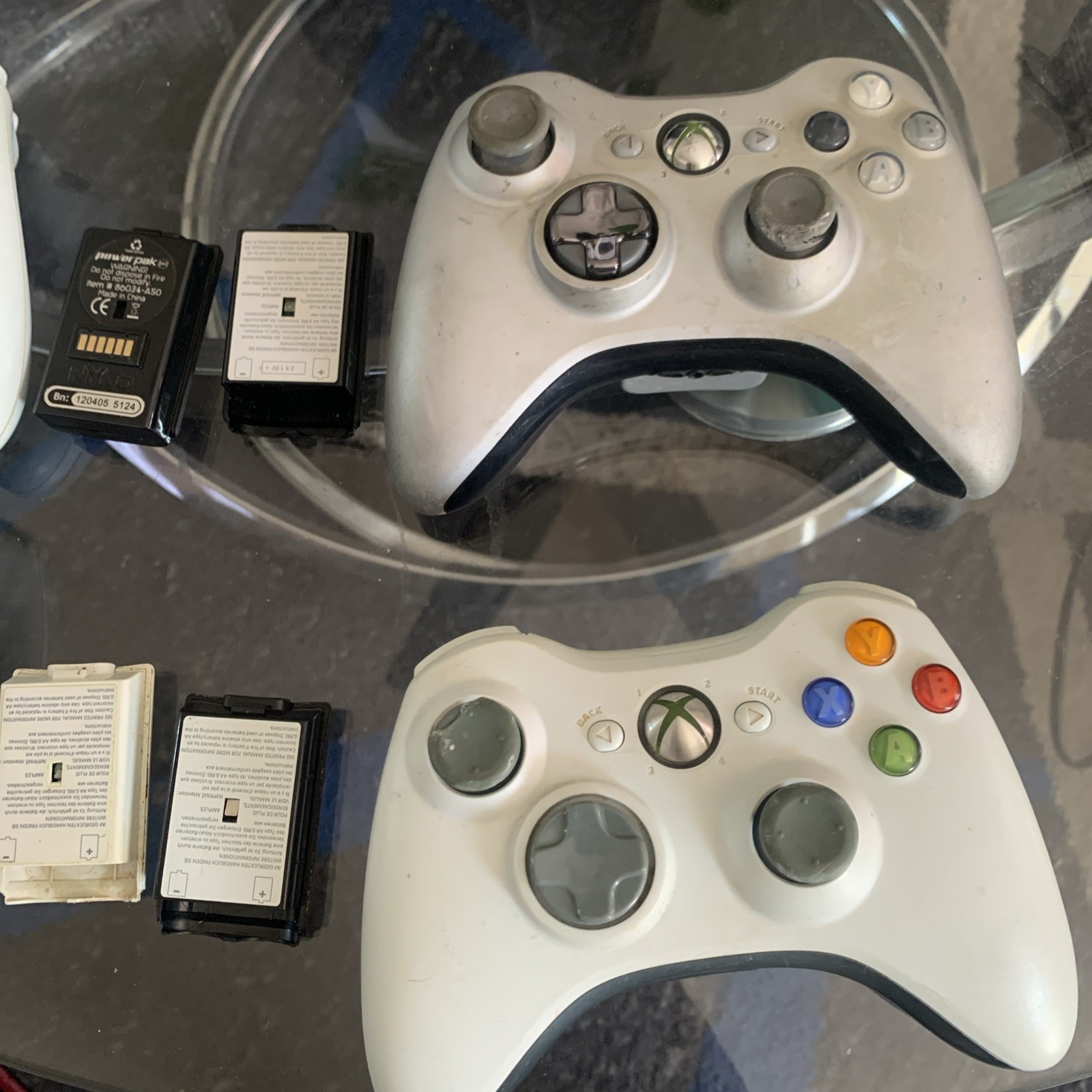 Microsoft Xbox 360 Wireless Controller White OEM Silver OEM
