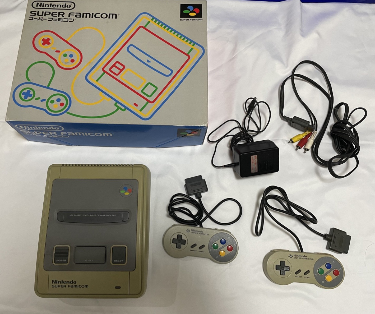 Nintendo Super Famicom Console Set Boxed Tested Japan