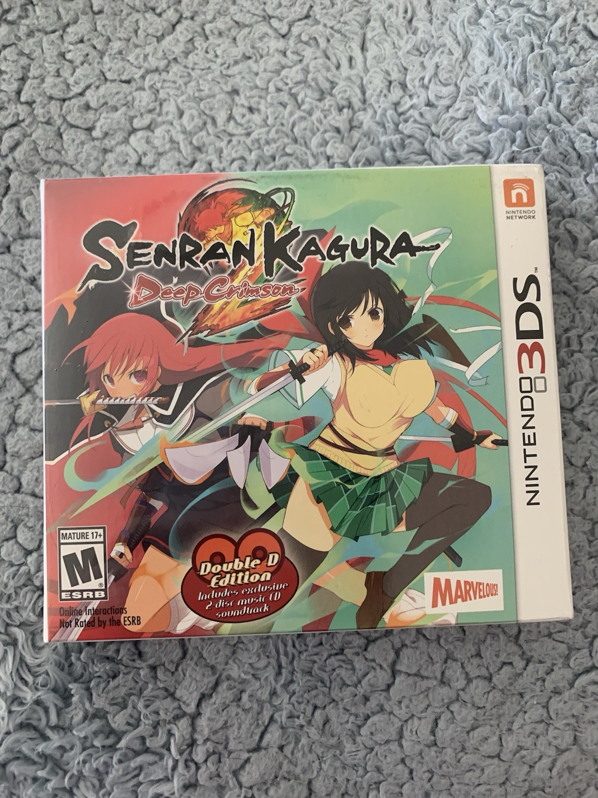 Senran Kagura 2: Deep Crimson – Double D Edition (Nintendo 3DS, 2015) Sealed