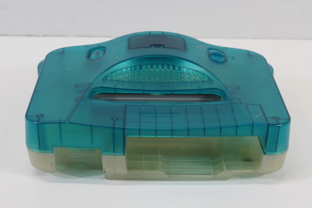Nintendo 64 N64 OEM Toys R Us Clear Blue White Console Replacement Shell Cos.Da8