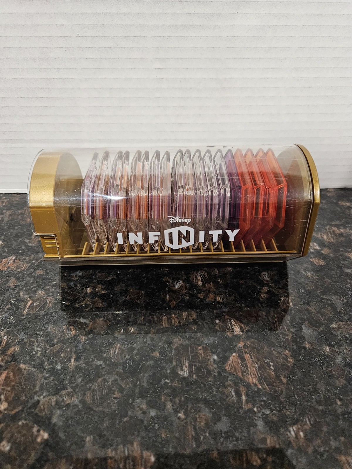Disney Infinity Power Disc Lot of 18 and Case.