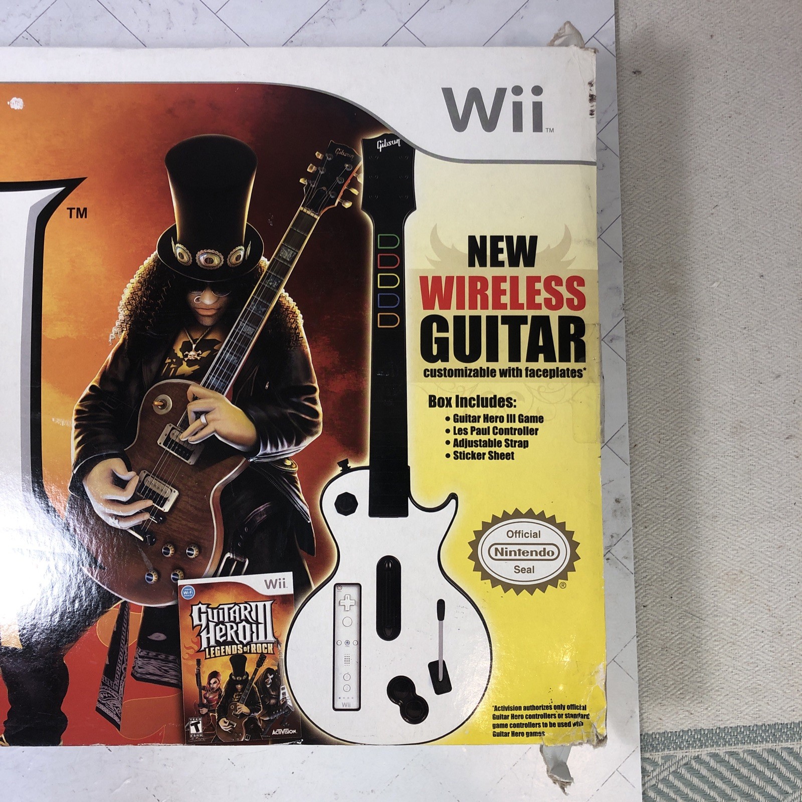 Guitar Hero 3: Legends of Rock Wii Bundle BRAND NEW & UNOPENED