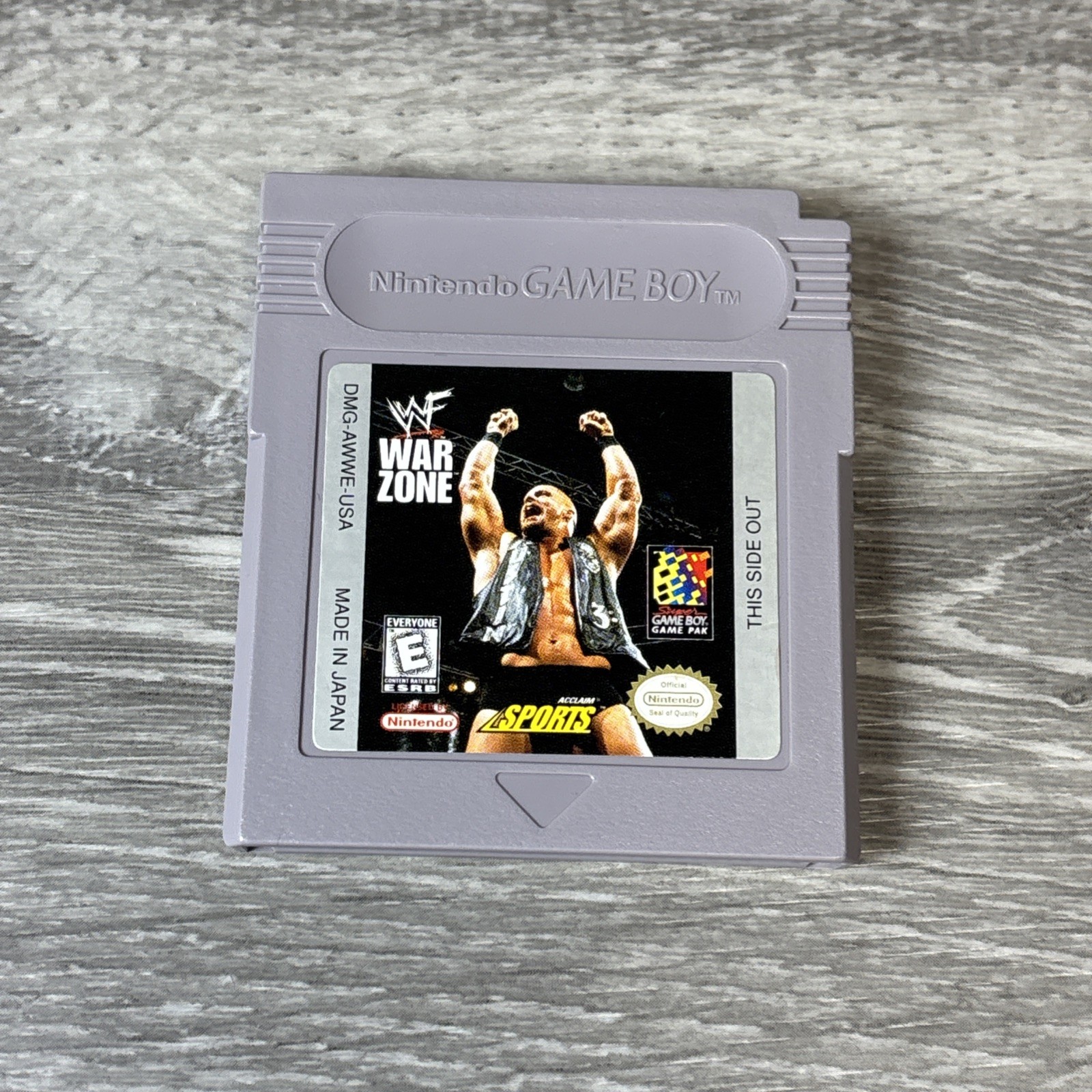 WWF War Zone Nintendo Game Boy 1998 Pre-owned w/Case And Manual Tested Works