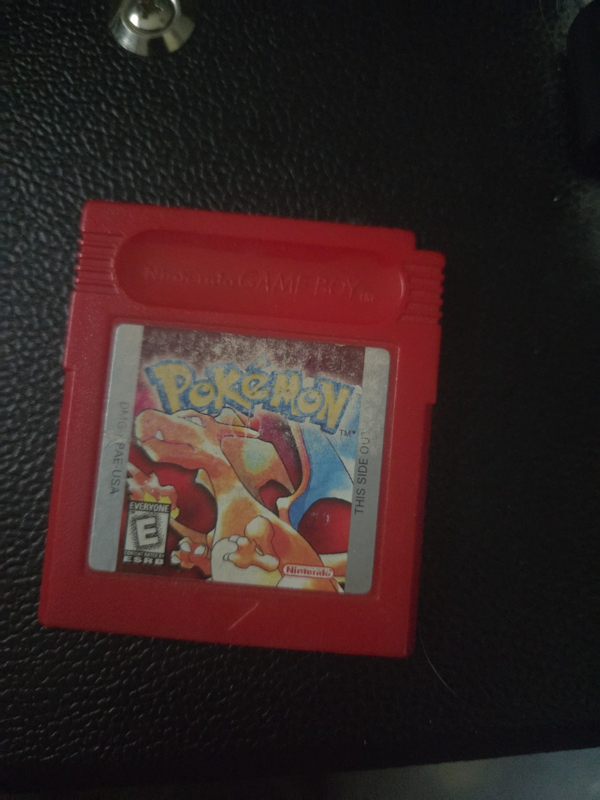 Pokemon Red – Good Condition! Authentic – Cleaned And Tested – Save Working