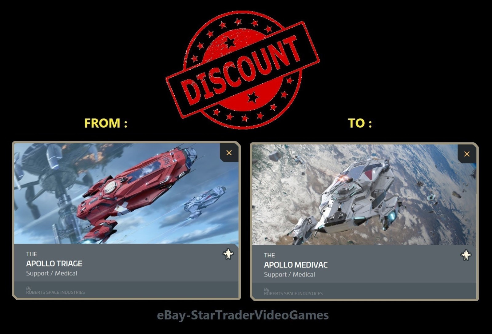 STAR CITIZEN – SHIP UPGRADE APOLLO TRIAGE TO APOLLO MEDIVAC