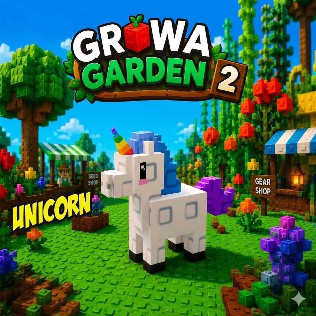 Unicorn – Grow A Garden 2 – Fast Delivery!