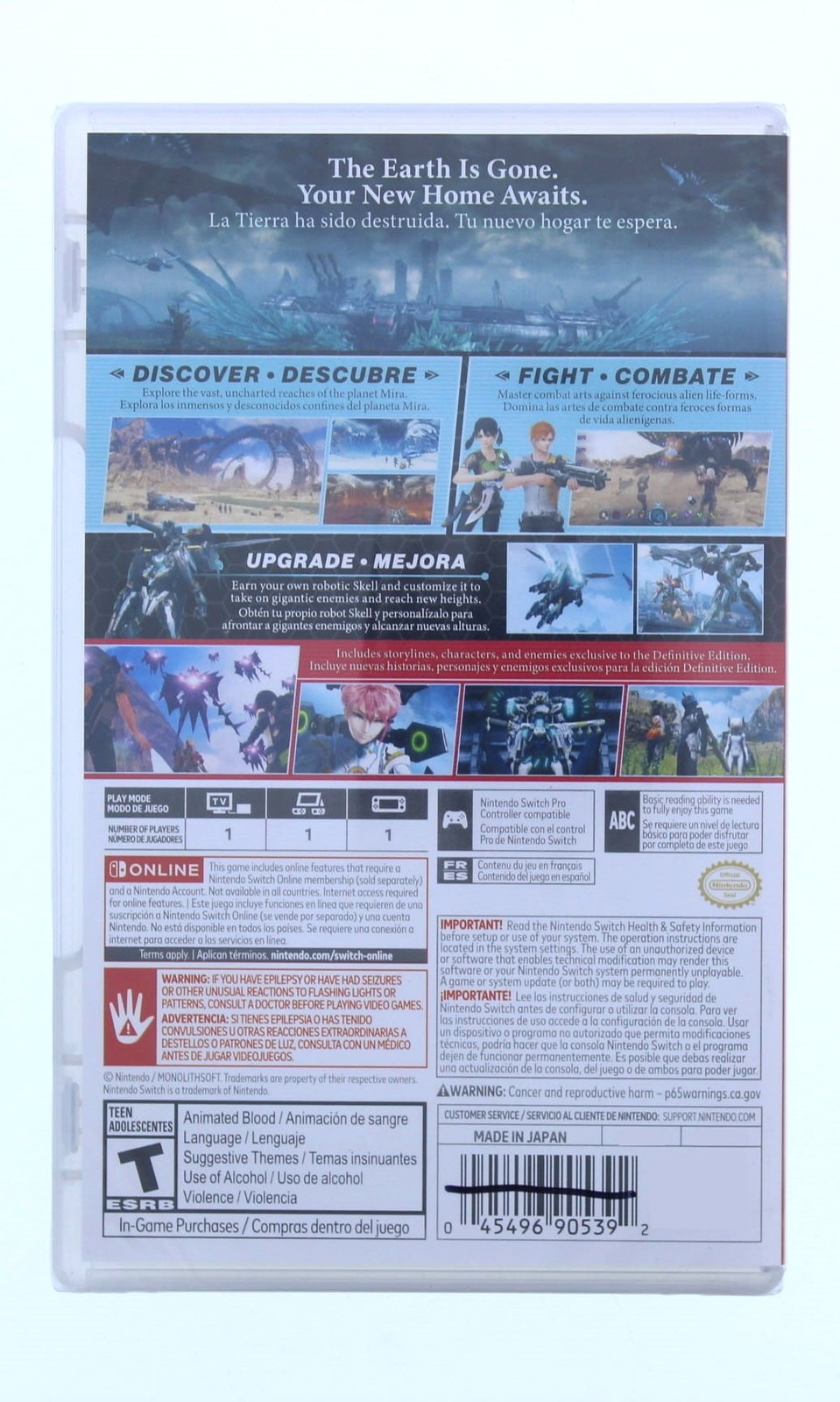 Nintendo Switch Xenoblade Chronicles X Definitive Edition