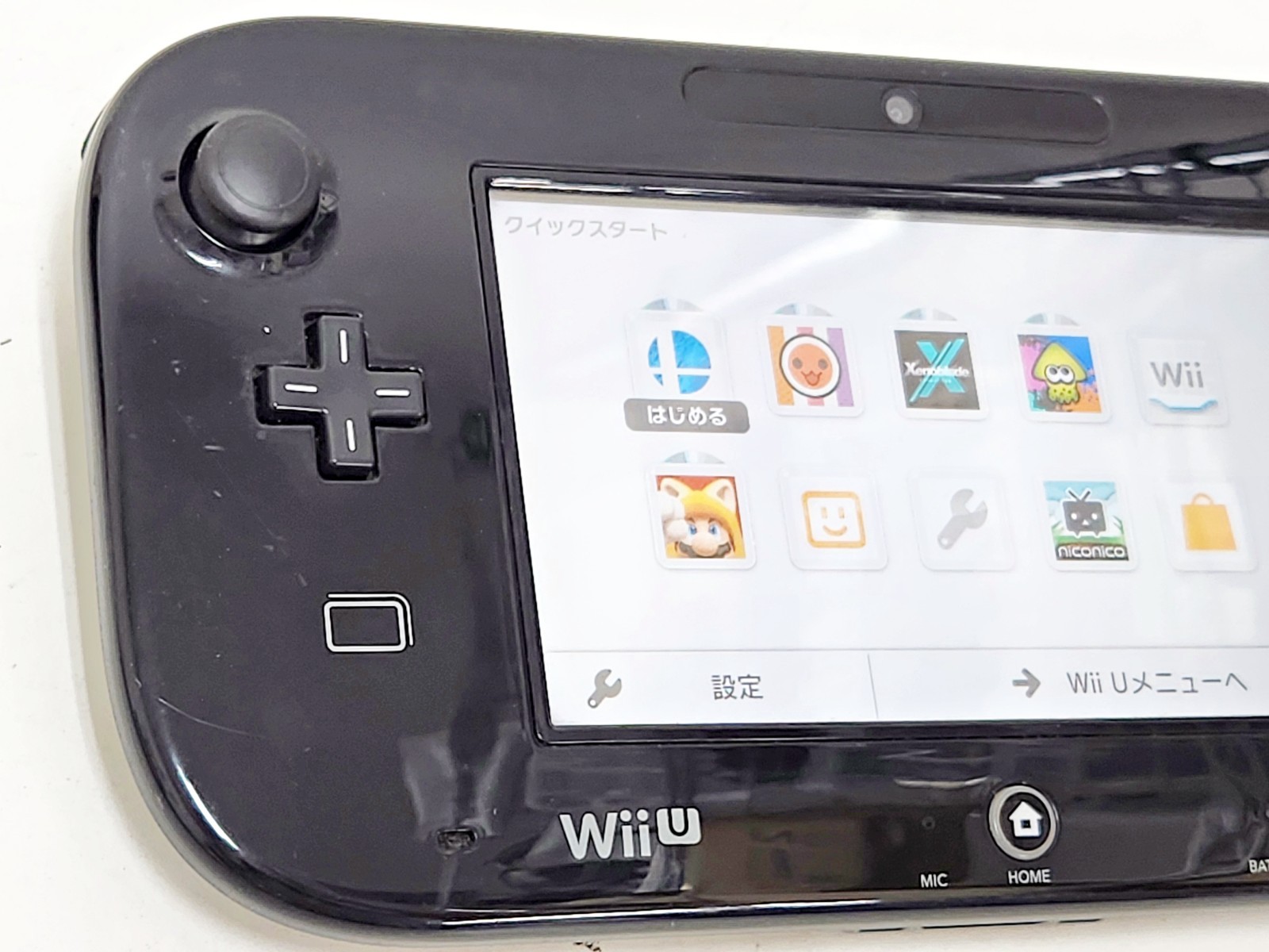Nintendo Wii U Game Pad Black WUP-010(JPN) 673