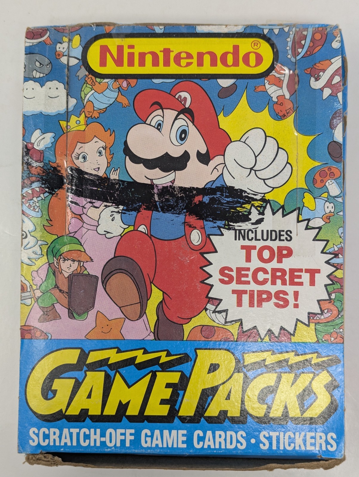 Vintage Topps Nintendo Game Packs Trading Card – Rare