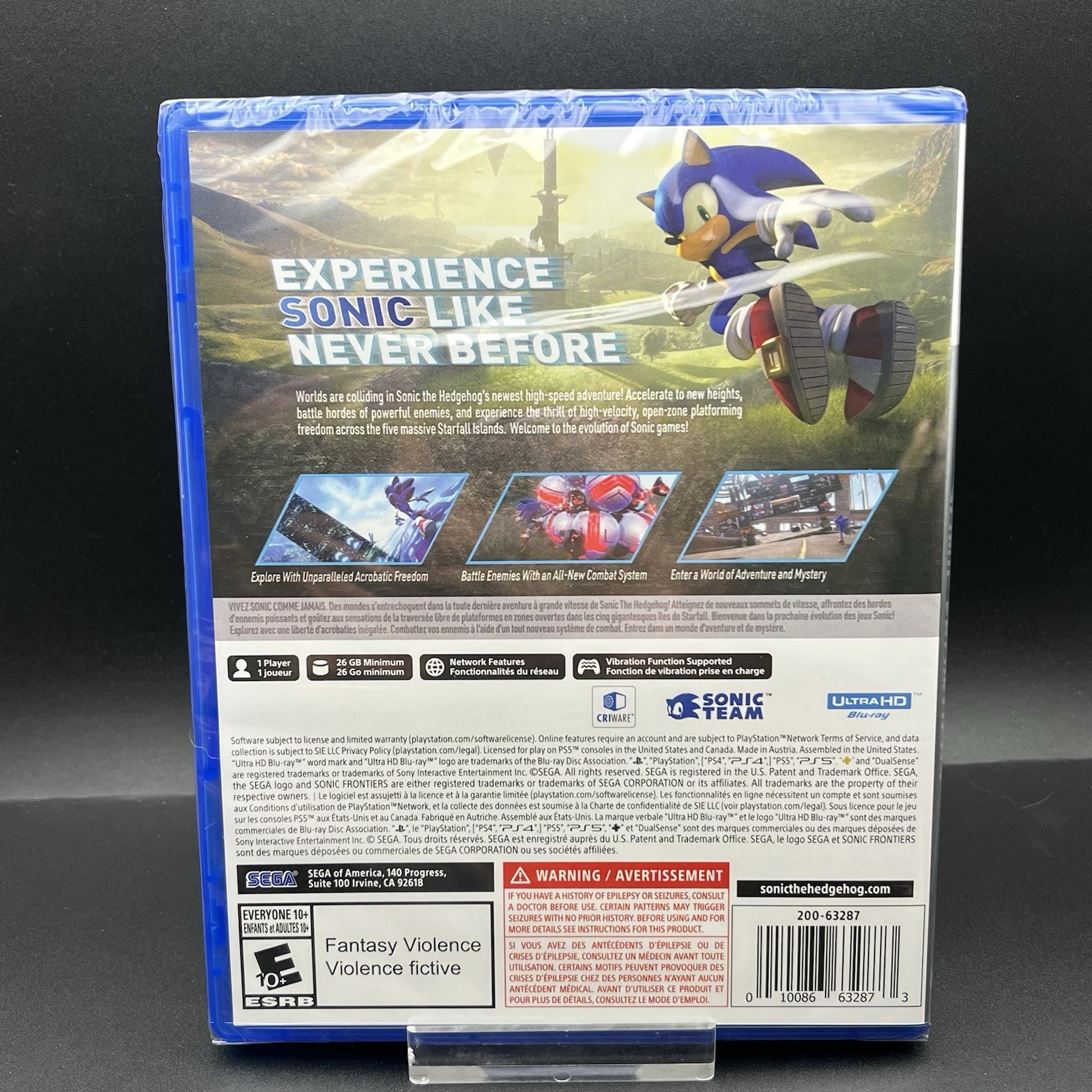Sonic Frontiers PlayStation 5 (PS5) PlayStation 5 NEW SEALED