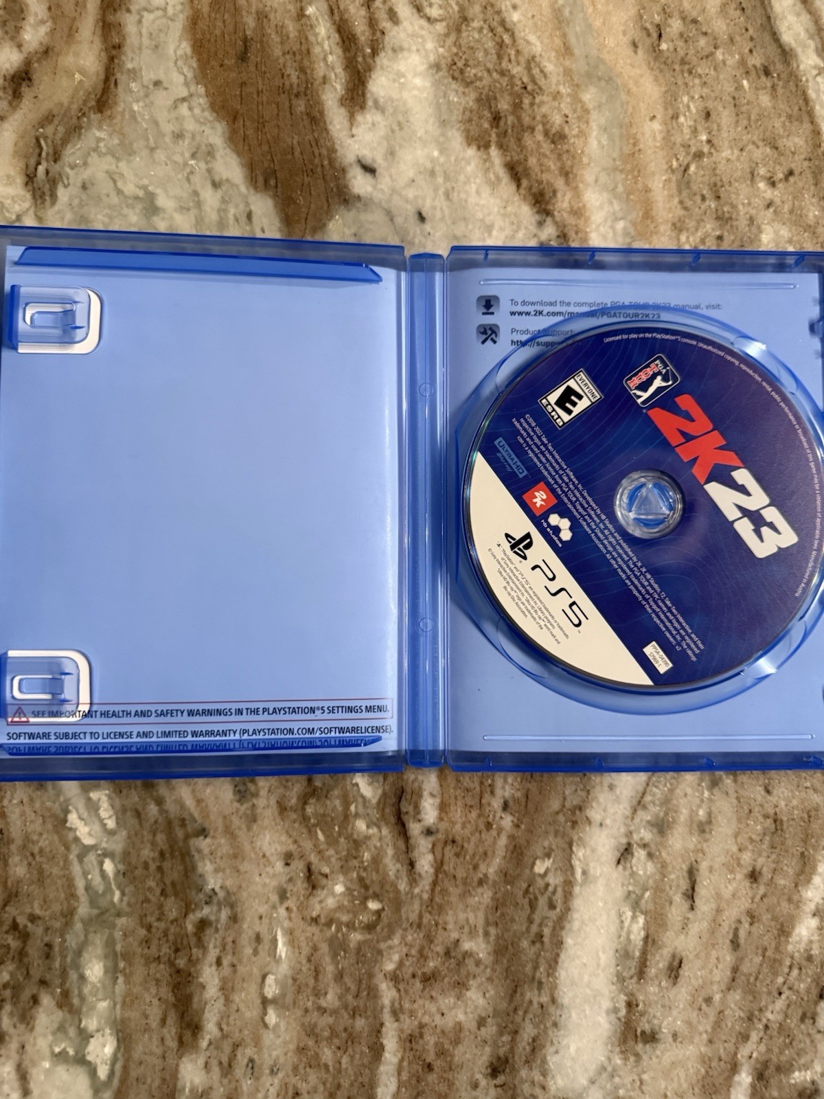 2K PGA Tour 2K23 Sony PlayStation 5 PS5 Sports Golf E-Everyone NTSC-U/C