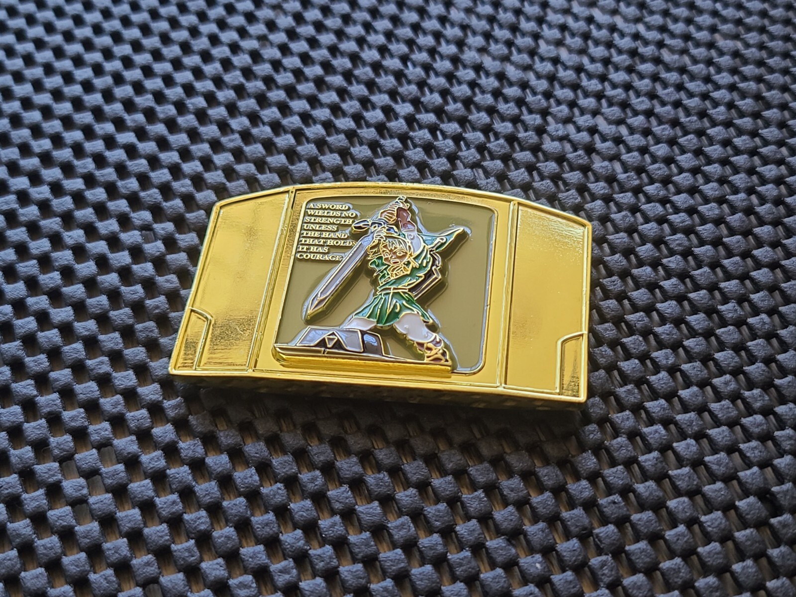 Legend of Zelda Ocarina of Time Challenge Coin Medal Nintendo 64 Promo US NAVY G
