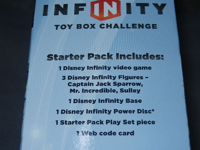 new no warranty Disney Infinity Toy Box Challenge Starter Pack nintendo 3DS 3 ds