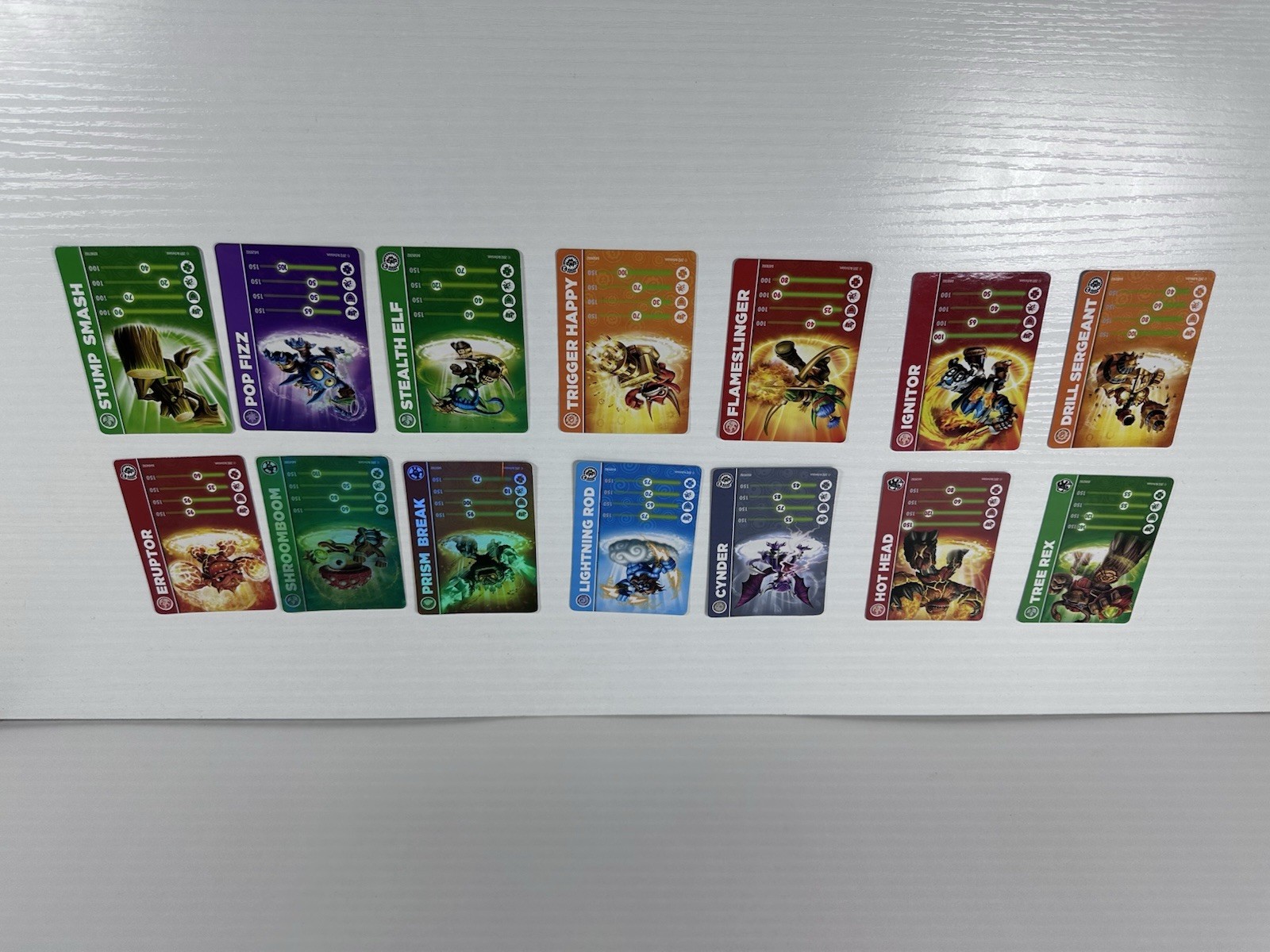 Skylanders Action Figures~Lot Of 14~3 Spyro’s Adventures And 11 Giants W/ Cards