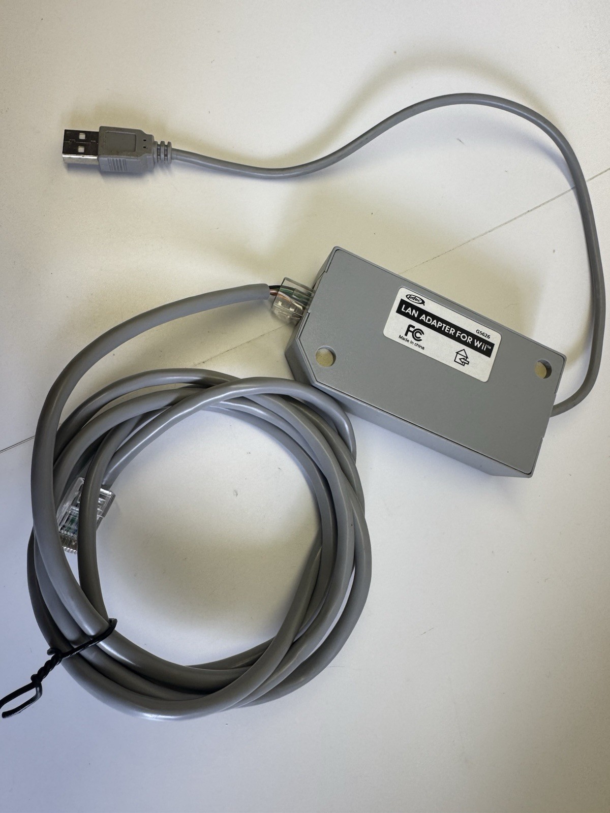 Intec Lan Adapter for Nintendo Wii Consoles White G5626 power supply gaming