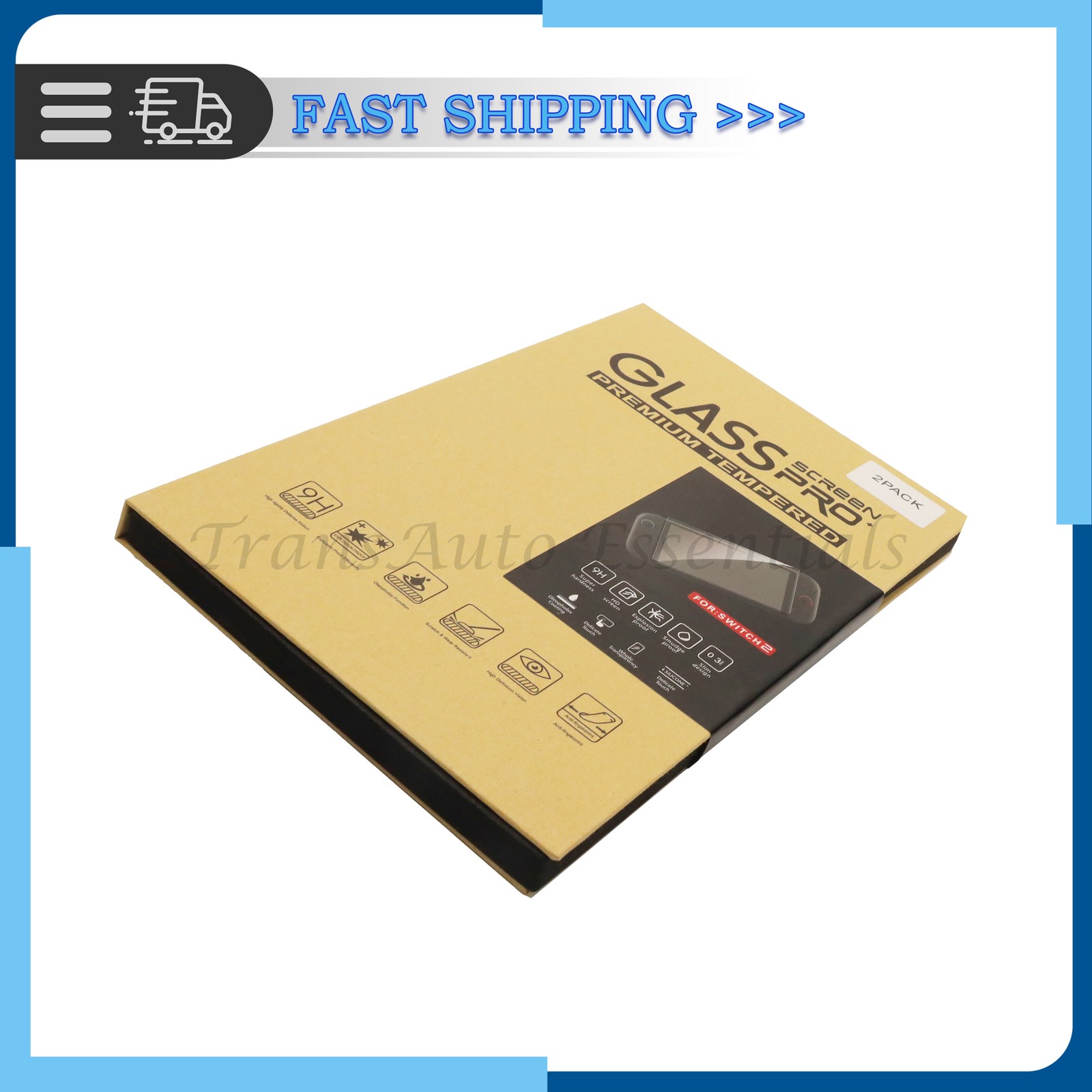 2x Screen Protector Fits 2025 Nintendo Switch 2 Tempered Glass Clear Film US