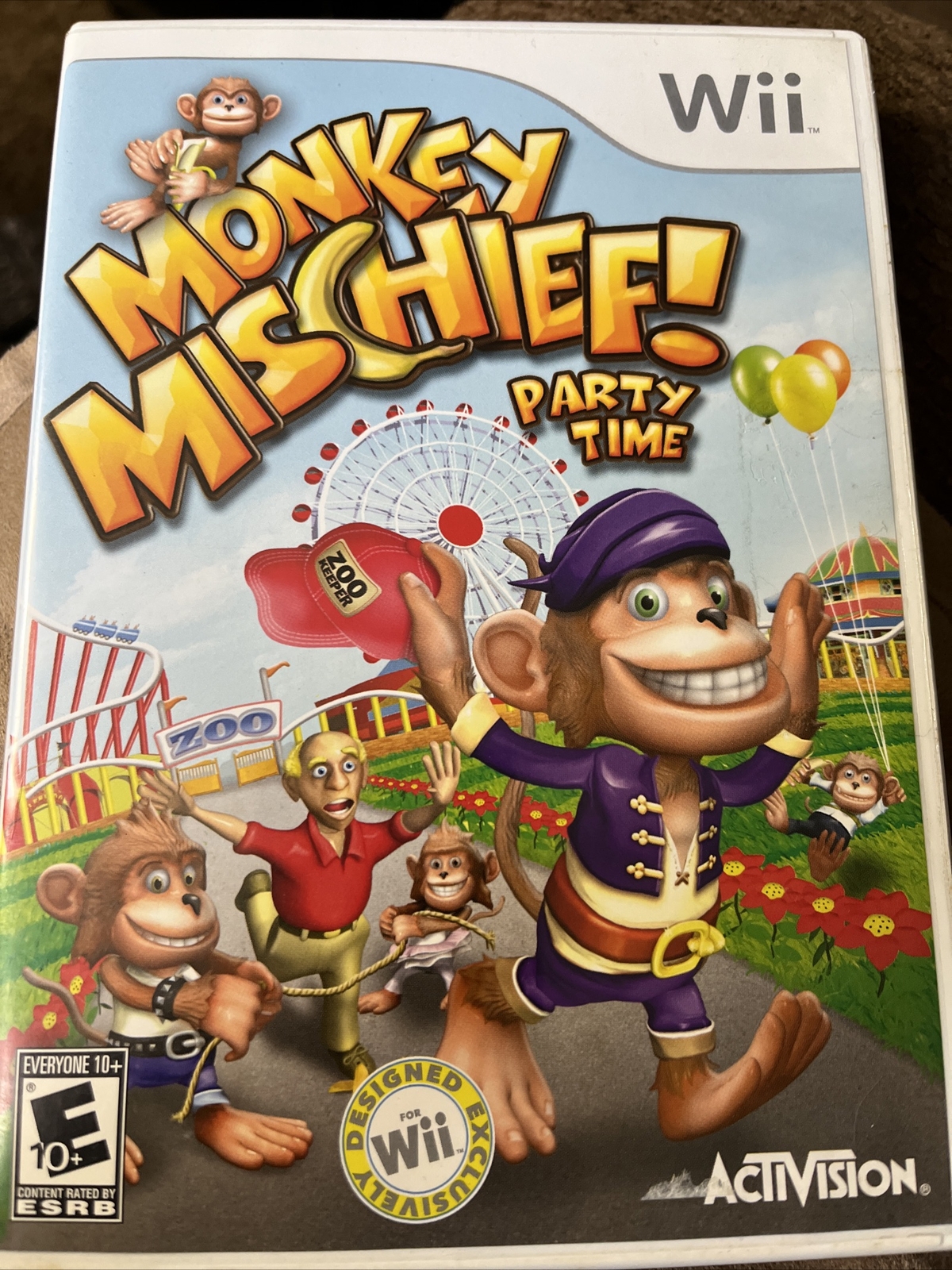 Monkey Mischief Party Time (Nintendo Wii, 2008) Complete