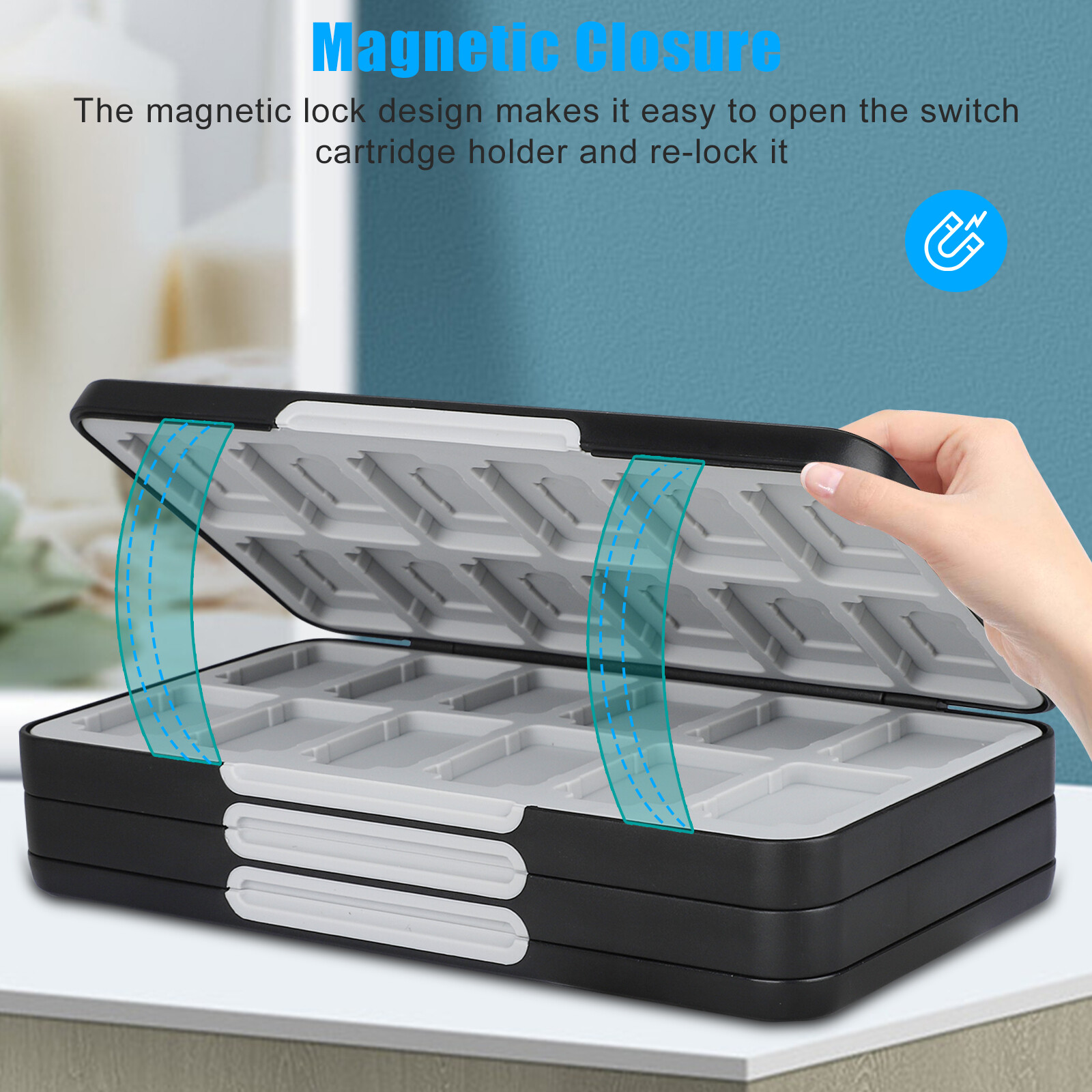72xGame Card Case Holder Box Storage Travel Carry Cover for Nintendo Switch/Lite