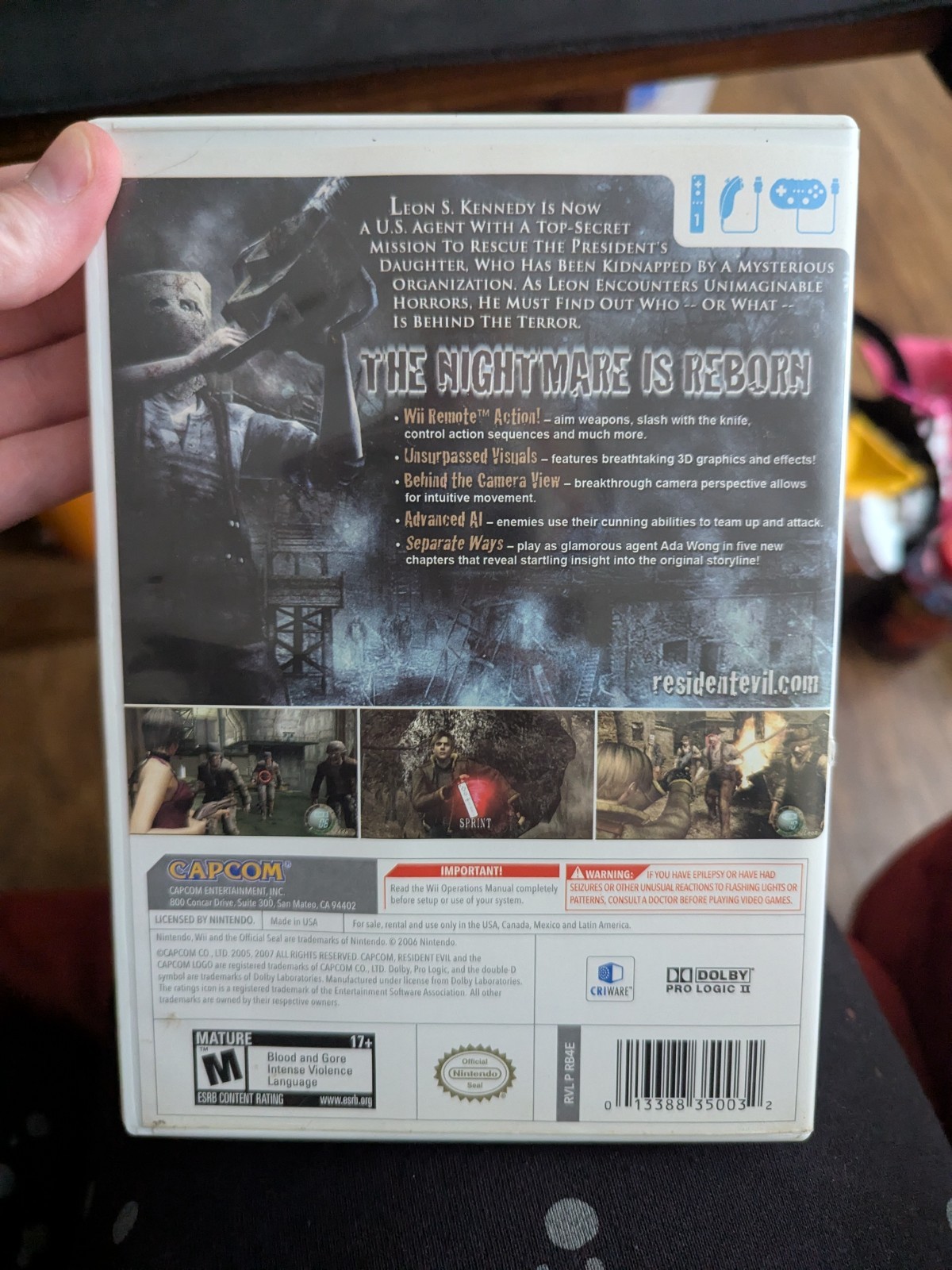 Resident Evil 4 — Wii Edition (Nintendo Wii, 2007)