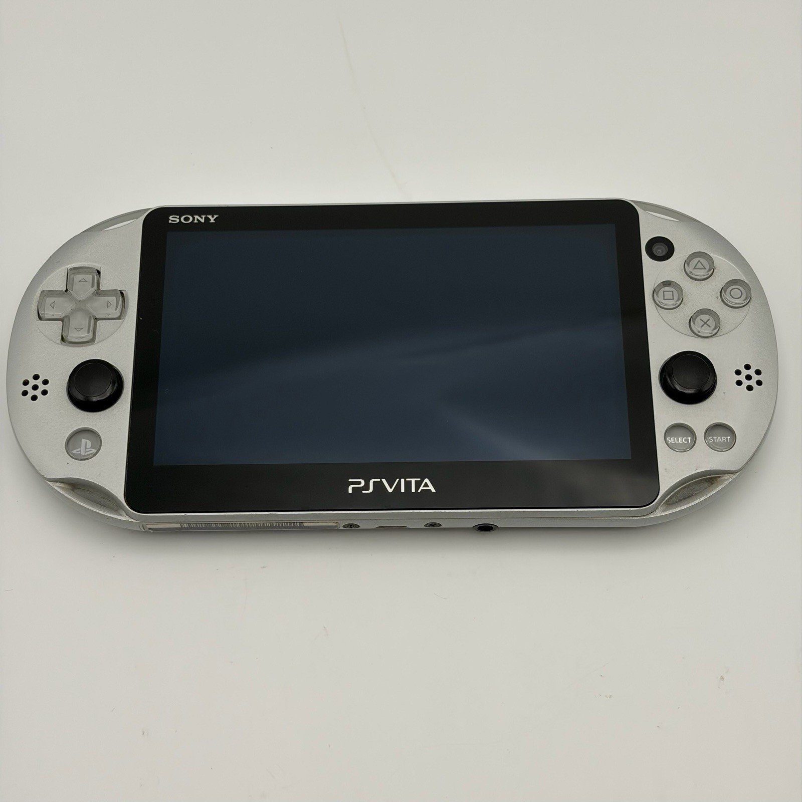 SONY PS Vita PCH-2000 Console Silver Very Good Fast Shipping No joystick drift.