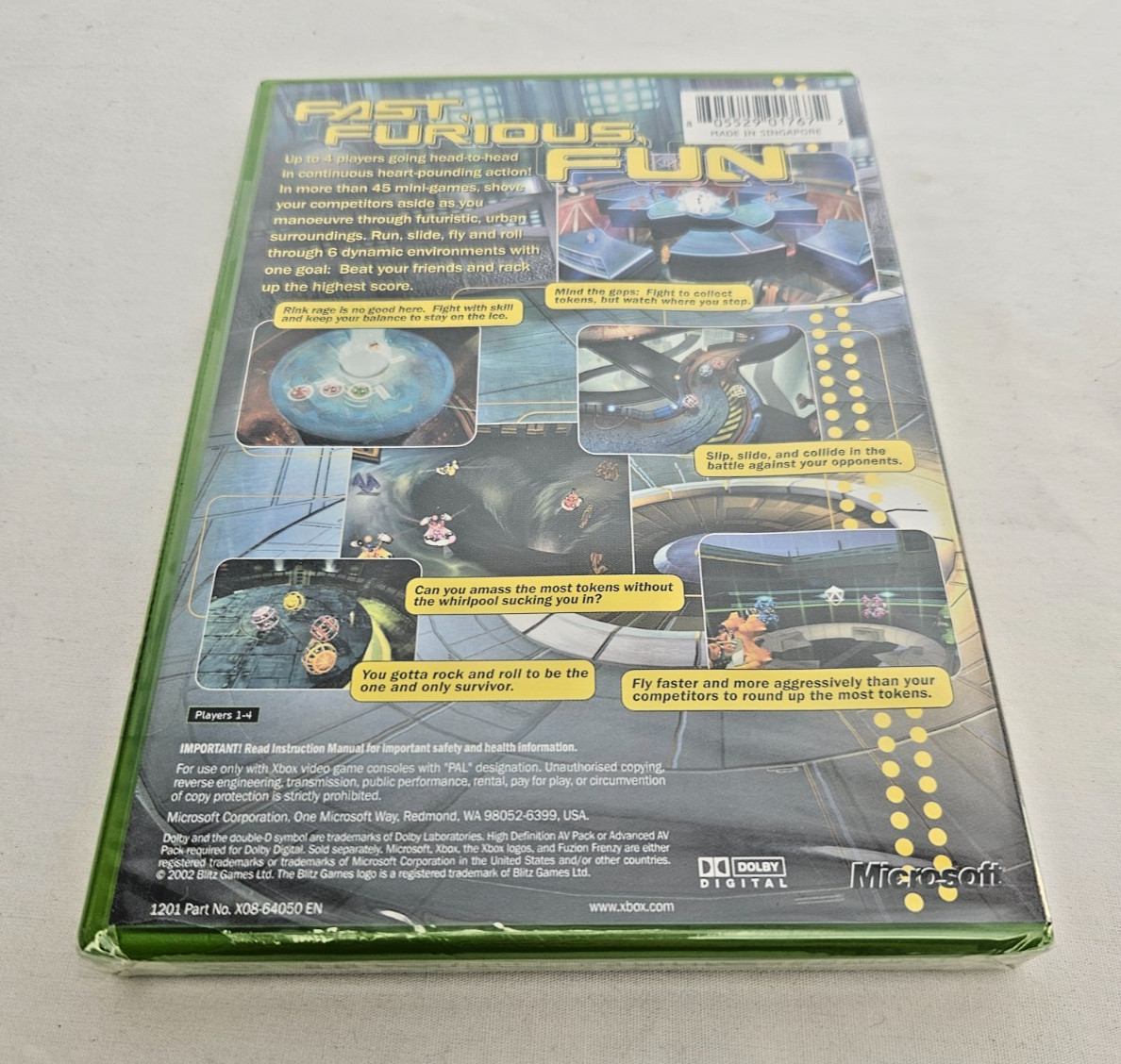 Fuzion Frenzy (2001) – PAL – FACTORY SEALED – Brand New – Black Label