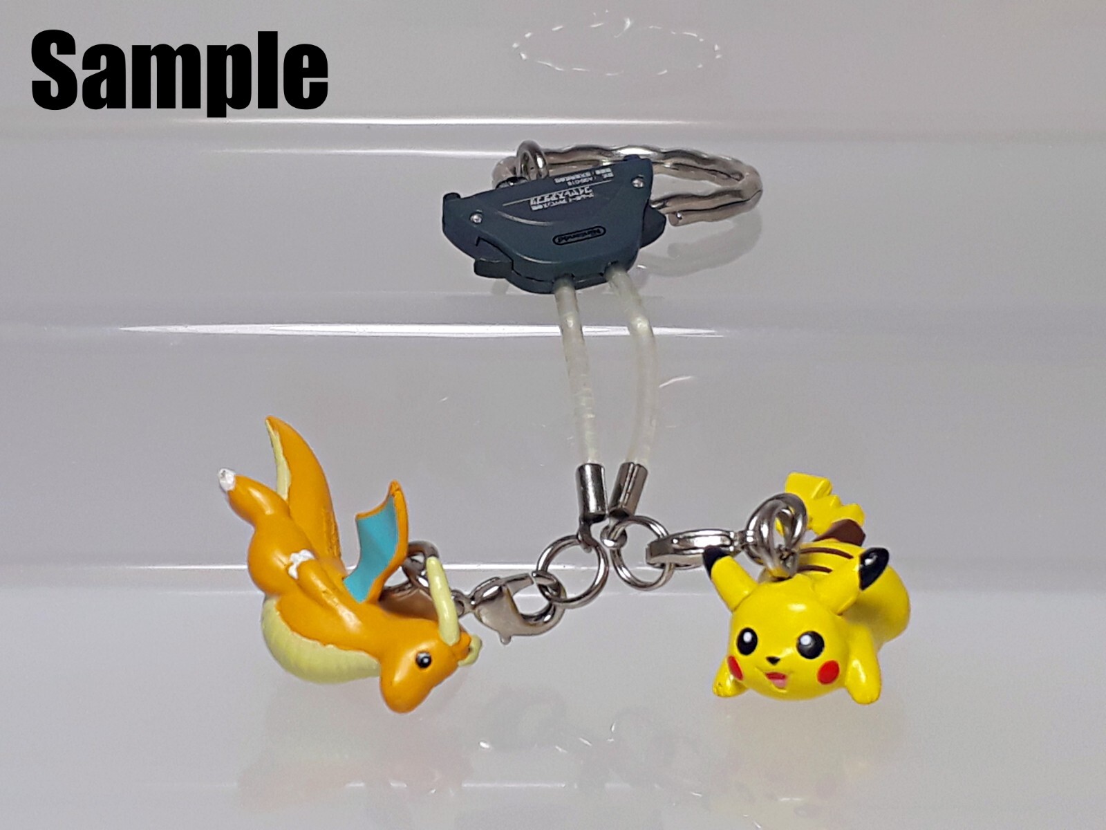 Dragonite Pikachu GBA Pokemon Keychain Figure Banpresto 2004 Japan New 0.5-0.8in
