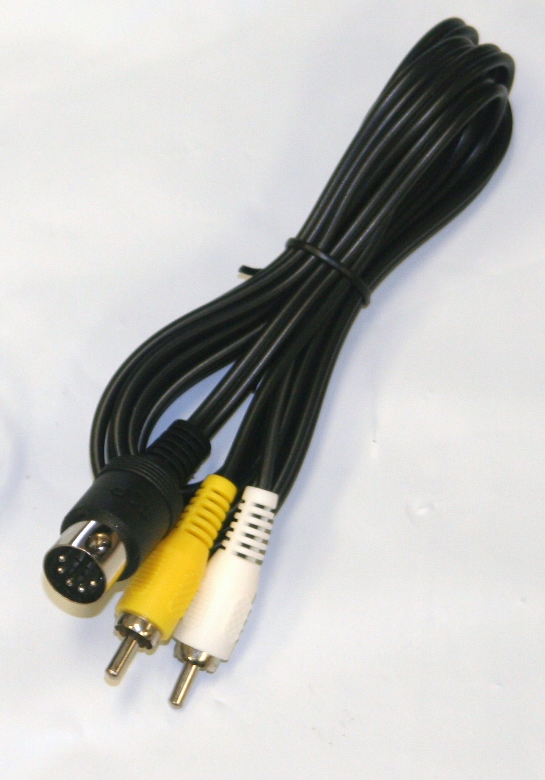 Mono RCA AV Cable For SEGA GENESIS 1 MASTER SYSTEM 1 NEO GEO AES – Old Skool