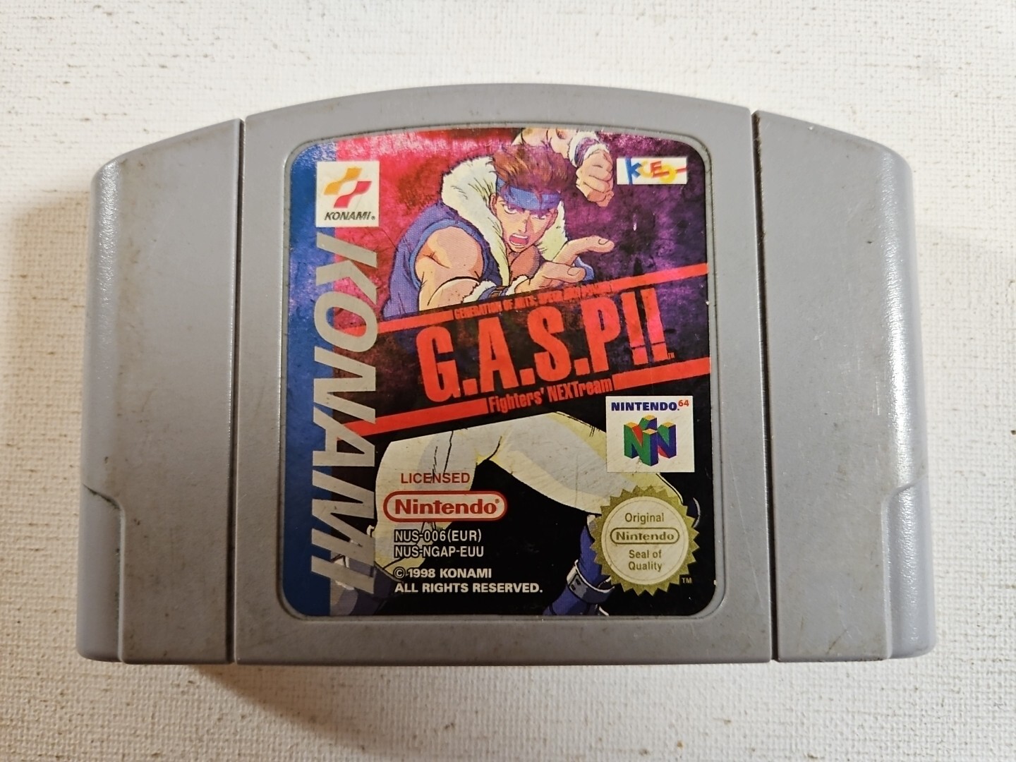 G.A.S.P!! Fighters NEXTream GASP (Nintendo 64, 1998) N64 PAL – Free Postage