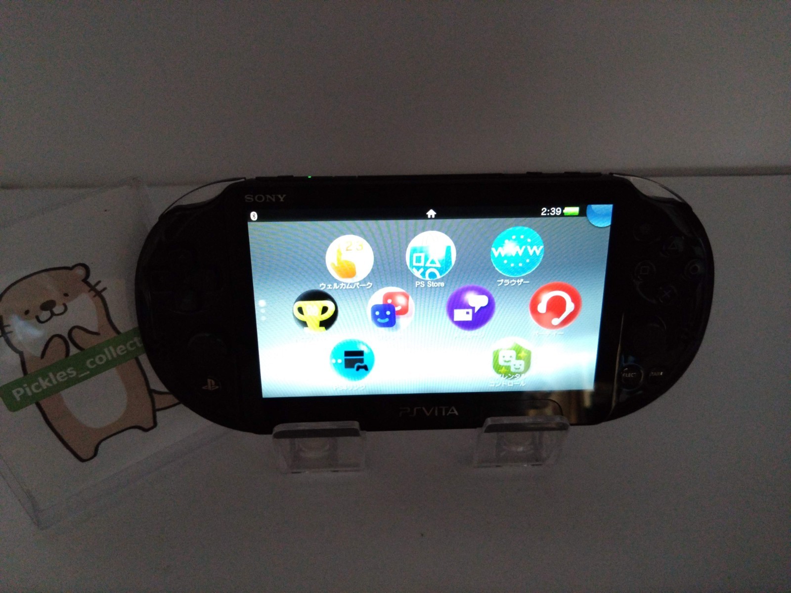 PS Vita Black PCH 2000 ZA11 Console only PSV Tested Sony 0529B