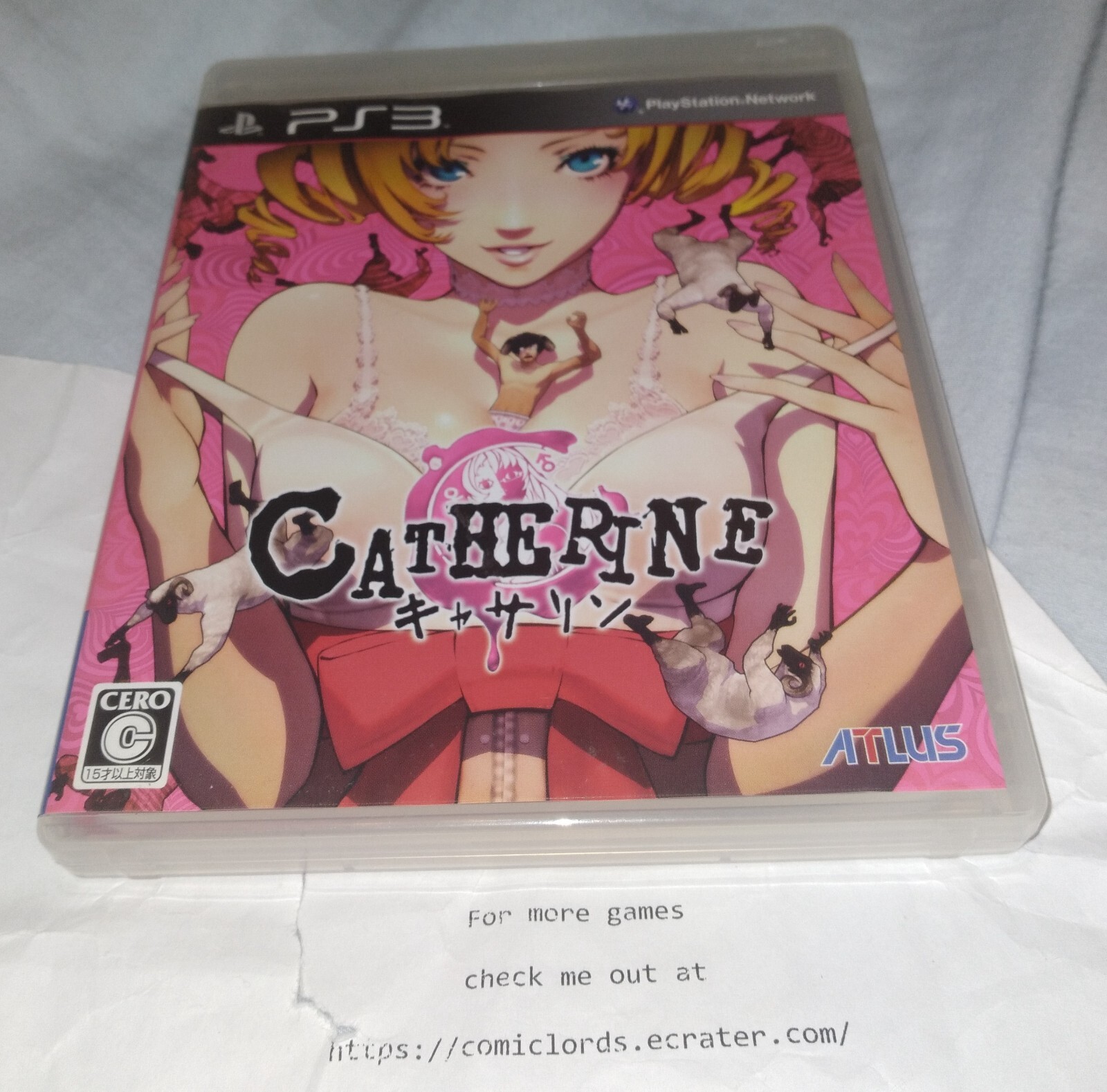 Catherine (Sony PlayStation 3, 2011) PS3 Japan Import Region Free