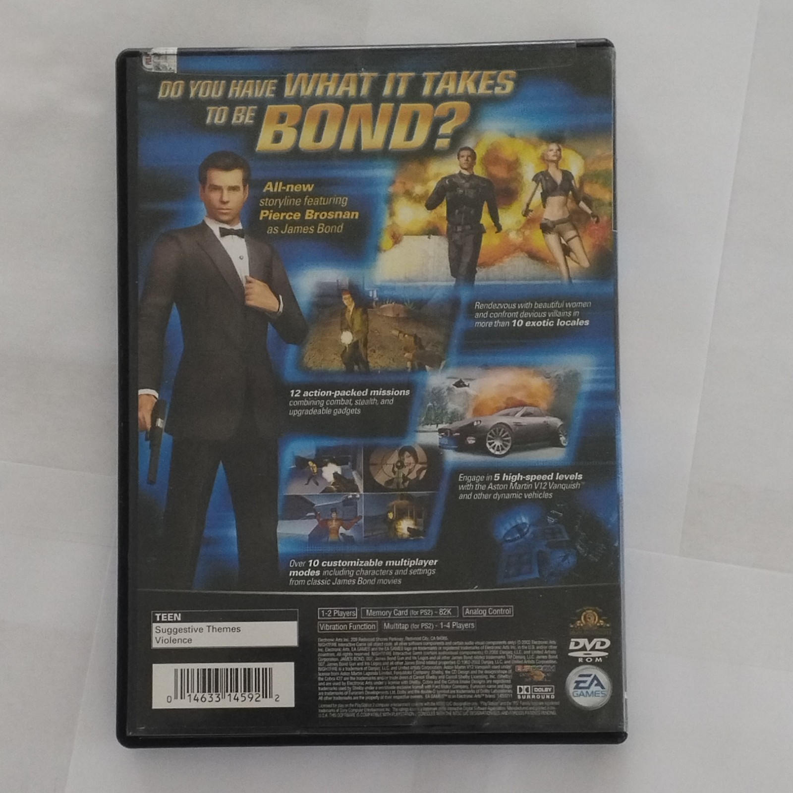 EA Games James Bond 007: NightFire PS2 NTSC-U/C (US/Canada) T-Teen CIB Tested
