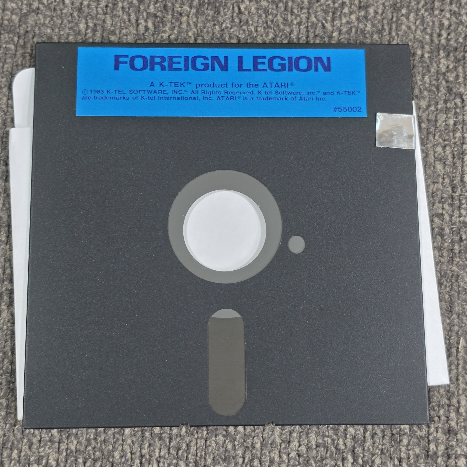 K-Tek Foreign Legion Atari 400 800 1200XL Disk Game Complete In Box TESTED 1983