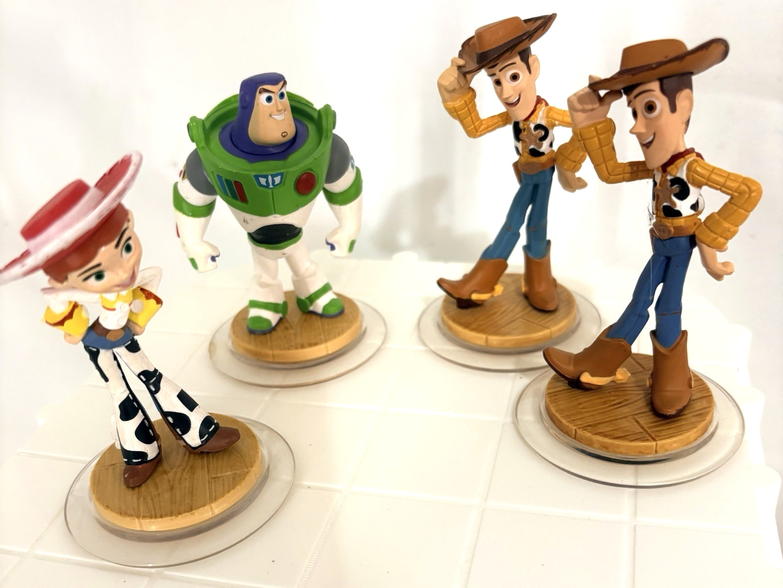 Disney Infinity Toy Story Figure Lot Buzz Lightyear Jessie Woody 4 pc