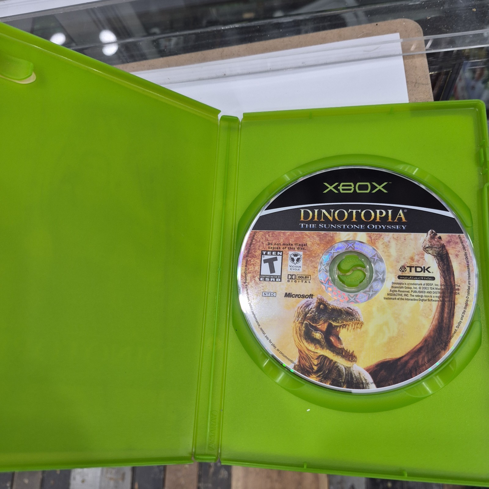 Dinotopia: The Sunstone Odyssey (Microsoft Xbox, 2003)