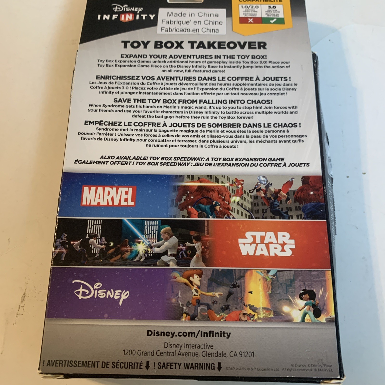 Sealed Disney Infinity Takeover Shelf Wear Em