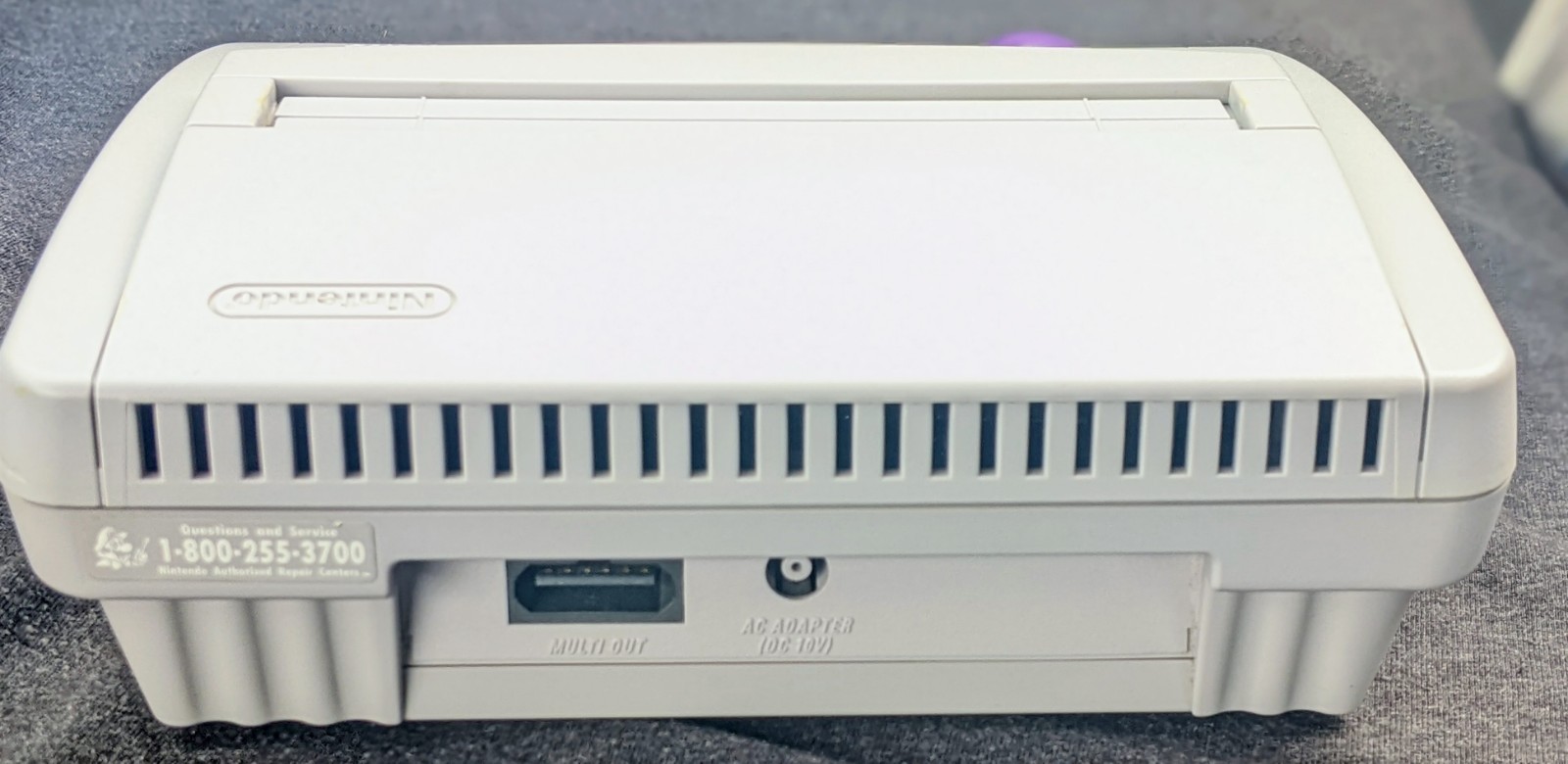 Super Nintendo Jr. SNES Mini Console SNS-101 OEM-Console Only W/ Cover ~Tested