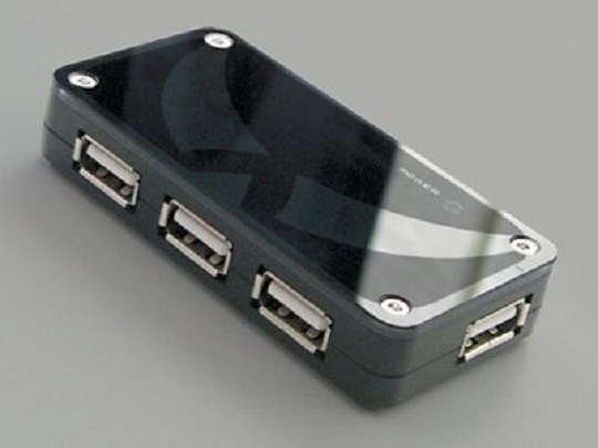 NEW MINI USB 2.0 Hi Speed 4-Port Splitter Hub PC/MAC Notebook Laptop Computer